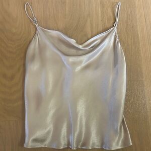 Zara Cream Satin Camisole